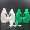 Suministro en stock botella de 500ml para fertilizante de flores sellado con papel de aluminio botella con forma de pez para detergente de ropa botella para líquido de lavado de autos botella para fertilizante líquido