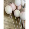 Bola de espuma formato de ovo formato de gota d'água Bola de isopor pintura infantil feita à mão materiais DIY flores de papel acessórios de flor para casamento