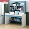 Escritorio infantil con estantería y librero, escritorio de estudio y escritura para estudiantes integrado, uso doméstico, juego de escritorio de computadora y silla para habitación de niñas