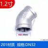 Tengxin 201/304 Acero Inoxidable Codo de 45 Grados Rosca Interna Hilo Interno Hebilla de Hilo Accesorios para Tuberías de Agua 4 6 Puntos