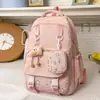 2026 Nova Mochila Dupla para Alunos do Ensino Fundamental Redução de Peso Mochila Escolar para Meninas Mochila Leve Simples de Grande Capacidade para Alunos do Ensino Fundamental e Médio