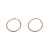 Pendientes de Aro Grandes Exagerados Estilo Europeo y Americano para Mujer, Aros Metálicos Retorcidos Minimalistas, Pendientes de Moda y Sencillos al por Mayor