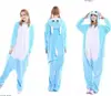 Pijama de Uma Peça Desenho Animado Coelho Azul Transfronteiriço Outono e Inverno Pikachu Suéter Roupas de Casa Que Podem Ser Usadas Fora