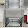 Planta industrial trilho-guia de aço inoxidável corrente elevatória piso carga transportador vertical trilho guindaste escada de carga