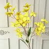 Flores de Narcisos Artificiales para Bodas, Salones de Bodas, Decoraciones de Techos de Hotel, Materiales de Decoración para Techos Altos, Escaparates de Centros Comerciales, Flores de Seda