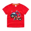 Camiseta de Manga Corta con Estampado Nuevo para Niños Algodón Cuello Redondo Manga Media Camiseta de Manga Media Spot Hair Ropa de Verano para Bebé Ropa Infantil 1
