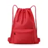 Bolsa con cordón de tela Oxford, producto nuevo transfronterizo con logo impreso, mochila informal unisex con cordón portátil, bolsa de senderismo de gran capacidad
