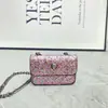 Bolso Cuadrado Pequeño Bordado Acolchado Versátil para Mujer 2025 Nuevo Textura de Alta Gama Super Popular Minibolso Bolso Cruzado