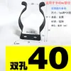 Clip de resorte de acero inoxidable clip fijo tubo de tarjeta hebilla de clip de resorte clip en forma de U abrazadera para tubo de lámpara tubería de calefacción tubería de agua lámina de resorte
