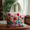 Bolsa de Ombro com Estampa da Moda Tendência Feminina 3D Transfronteiriça Novo Produto Temu Amazon Lona 300g