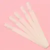 50 Piezas Transparente ABS Uñas Postizas Puntas de Práctica Forma de Abanico Carta de Colores Exhibición Práctica Modelo de Diseño para Damas Niñas