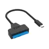 Adaptador de disco duro SATA a USB 3.0 cable de unidad fácil con lector convertidor DC disco de estado sólido de 2.5/3.5 pulgadas