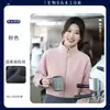 Jaqueta de fleece roupa de trabalho para catering restaurante de hot pot churrasco milk tea uniforme para equipe de serviço da recepção manga longa outono inverno colete