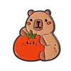 Broche Fofo Novo de Dados de Mahjong Kapibala Transfronteiriço Série Criativa de Desenho Animado Capivara Fofa Pin