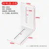 Conector de Esquina para Gabinete de Baño Antióxido Ángulo de Hierro Galvanizado Colgante Ángulo Recto Código de Esquina Engrosado Soporte de Fijación Colgador en Forma de Z