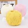 Hilo de algodón hueco de 2 mm para bolsos de ganchillo DIY hechos a mano, posavasos, fundas para tazas, hilo de algodón para ganchillo, hilo especial para bolsos huecos, venta al por mayor