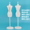 Mannequin de Corte Tridimensional Feito à Mão Modelo Pequeno Infantil para Design de Roupas Exibição de Roupas de Bebê Adereços Boneca Pequena de Meio Corpo