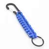 Llavero de Supervivencia al Aire Libre Llavero Trenzado de Paracord Anillo Llavero Colgante de Paracord Llavero de Paracord