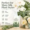 KineShineX Limpiador de Plantas de Seda, Spray para Cuidado de Superficies de Flores Artificiales y Plantas en Maceta, Elimina Rápidamente el Polvo y las Manchas