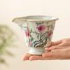 Fábrica Horno Ru pastel nueve melocotones taza justa cerámica taza de distribución de té accesorios juego de té kung fu taza pública de té mar de té
