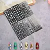 Suministro Transfronterizo de Juegos de Placas de Estampado para Uñas, Plantillas DIY de Transferencia para Uñas, Venta al por Mayor de Fabricantes