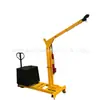 Elevador Hidráulico Móvil para Almacenamiento, Grúa de Empuje Manual, Grúa Monobrazo Equilibrada, Telescópica Hidráulica Plegable