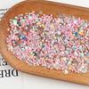Vários Estilos de Pérola Argila Macia Concha Lantejoulas Nail Art DIY Feito à Mão Cola Decoração Capa de Celular Material Areia Movediça Acessórios