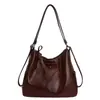 Bolsa Maillard Retrô Coreana para Mulheres, Nova Bolsa de Ombro Estilosa 2026, Bolsa Tote Grande Capacidade para o Dia a Dia