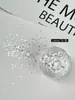 Decoraciones para Uñas con Purpurina, Diamantes Triturados Reflectantes Deslumbrantes Famosos en Internet, Azúcar, Corazón de Gama Alta, Mariposa, Estrella, Decoraciones de Copo de Nieve Navideño