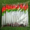 Boia de plástico nylon flutuante para pesca de espera no local, boia tradicional simples de cabeça redonda e barriga flutuante original