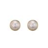 Aretes para Mujer Nuevos Aretes de Diseño Francés con Perla de Agua Dulce Aguja de Plata S925 Simples Aretes de Moda de Estilo Japonés y Coreano