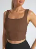 Camiseta sin mangas de yoga bestseller transfronteriza para mujer, secado rápido, chaleco versátil sin mangas para deportes, running y fitness
