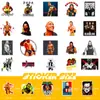 50 Pegatinas de Lucha Libre Pegatinas de Graffiti Transfronterizas Personalizadas Periféricas DIY Funda de Teléfono Pegatinas para Maletas Impermeables