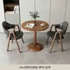 Conjunto de mesa e cadeiras simples, moderno, casual, pequeno, para recepção e negociação de apartamentos, para lojas de milk tea e café, mesa de jantar, pequena mesa redonda de varanda