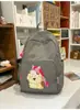 Mochila Casual Linda de Color Sólido para Chicas de Secundaria, Mochila Ligera de Viaje para Estudiantes de Preparatoria, Mochila de Gran Capacidad