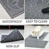 Tapete para Caixa de Areia de Gato, Grosso e Durável, Impermeável, Lavável, Base Antiderrapante, Protege as Patas do Gatinho, Fácil de Limpar, Tapete Armadilha para Gatos