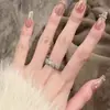 Anillo de Zirconia para Mujer, Diseño de Nicho, Lujo Ligero, Sensación de Alta Gama, Exquisito y Versátil, Anillo Abierto Elegante, Nuevo Estilo Caliente 2025