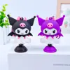 Llavero de Muñeca Agitadora de Dibujos Animados Sanrio Colgante Lindo para Pareja Llavero de Mochila Escolar Colgante Adorno de Coche