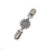 Joias europeias e americanas novo broche vintage de girassol para mulheres, clip de flor de strass para xale, fivela de lenço de seda, clipe anti-luz