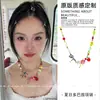 Collar de cerámica vintage estilo bohemio para mujer, nuevo estilo étnico exótico chino, accesorio de cadena larga de alta gama para suéter