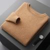 25 Suéteres Nuevos de Lana Otoño/Invierno para Hombre, Cuello Redondo, Jersey Grueso, Suéter Tejido para Adolescentes, Suéter Base de Cachemira para Hombre