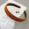 Diadema para Mujer de 2 cm de Ancho Plástico Envuelto Diadema de Sarga Elegante Simple Pana Diadema para Cabello Prensado Accesorios de Pasador