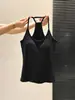 Camisola Dulce y Picante Estilo Ins con Copas para Mujer, Top Interior Anti-Exposición, Camisa Base de Verano para Vestir con Hermoso Diseño en la Espalda