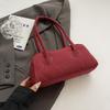 Bolso de hombro vintage con diseño esmerilado para mujer, estilo coreano, estilo nicho, estilo almohada para uso diario, otoño e invierno, 2024