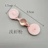 Botones Decorativos Tradicionales Chinos para Ropa Infantil, Botones de Disco Hanfu, Botones de Tela de Perla Mejorados para Cheongsam de Hoja Única de Rueda Única