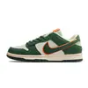Zapatillas Nai Guan Dunk SB Green Apple Low-top AJ1 Air Force One AF Putian para hombre y mujer, deportivas para estudiantes.