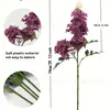 Atacado do Fabricante Flores Secas de Alta Qualidade, Flores Artificiais Realistas de Lilás para Decoração de Sala de Estar e Quarto