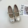 Tendência 2026 Primavera Novo Estilo Estilo Menina Sapatos Mary Jane com Laço Femininos Estilo Princesa Sapatilhas Mocassins Versáteis