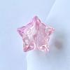 Acrílico Galvanoplastia Cor Transparente UV Balão Estrela da Sorte Estrela de Cinco Pontas Corrente de Celular DIY Acessórios de Joia Material Contas Soltas