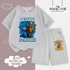 Conjunto de Camiseta de Manga Corta y Shorts de Algodón con Estampado de Verano de Moda Ropa Infantil Ins